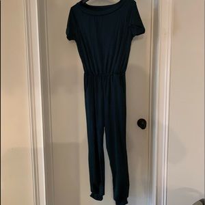 Dark green jumpsuit